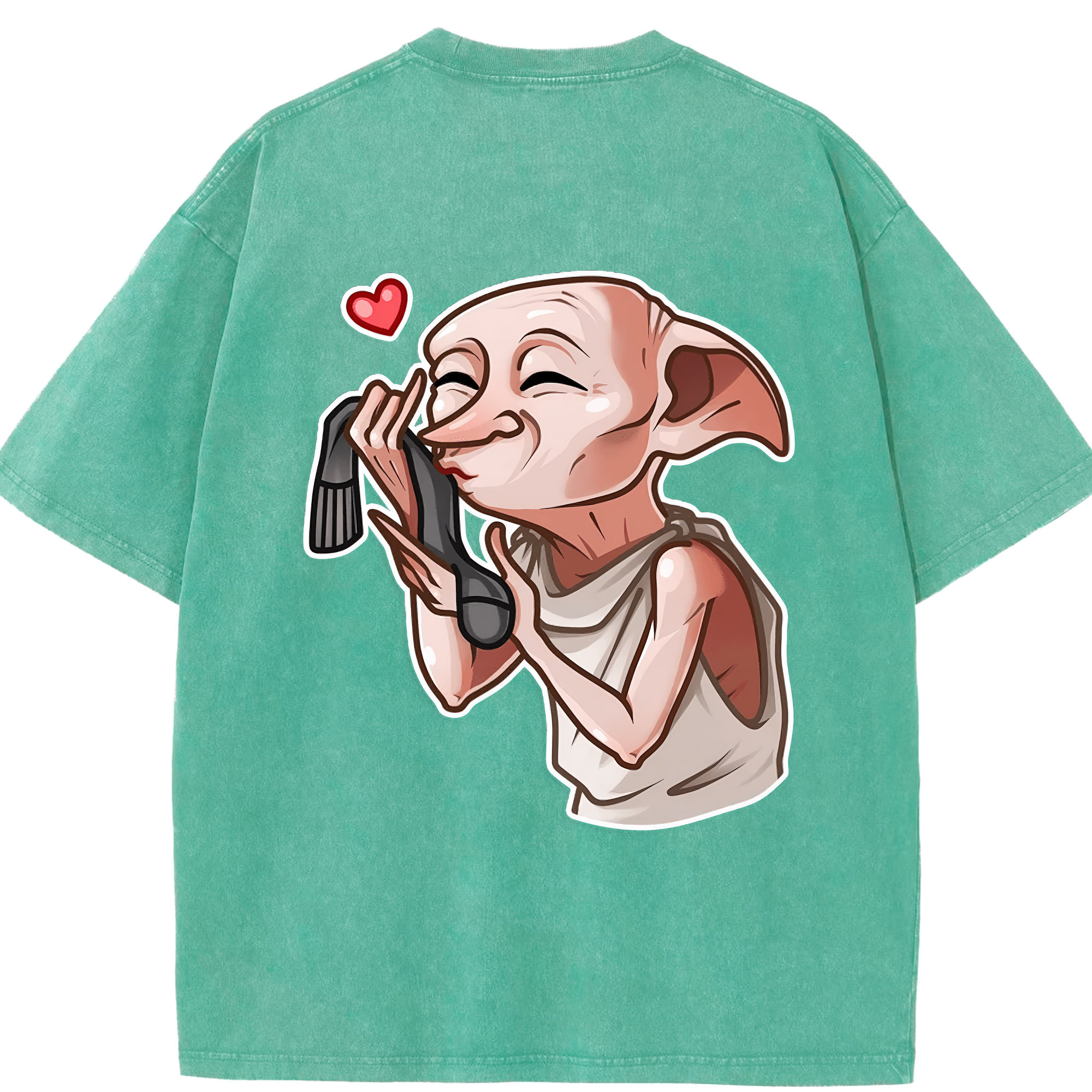（画像用） Harry Potter ハリー・ポッターシリーズ 綿100% ヴィンテージ風 半袖Tシャツ（背面プリント）